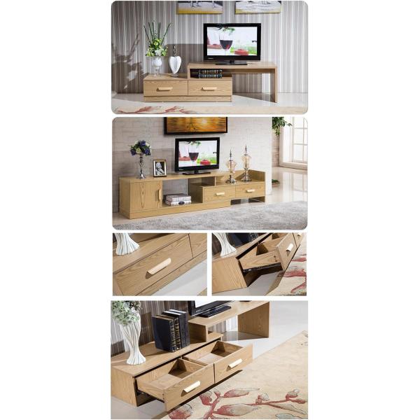 Modern Design Living Room Solid Wood Tv Unit Laminate Particle Board For Multi Function