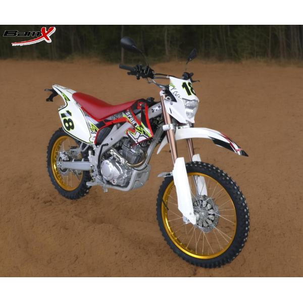 Quality Motor Cross For Adults Air Cooling 200-250cc Dual Sport Motorcycle with 4-6 Fuel Capacity and Chain Drive System wholesale