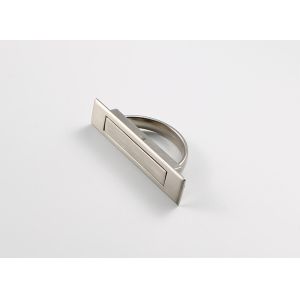 Cupboard Nylon Brushed Furniture Pulls With Electroplated Thick Lacquer