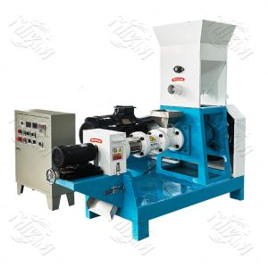 Cheap Fully Automatic Dog Pellet Food Processing Line PLC Controlled Extruder Making Machine for Fish for sale
