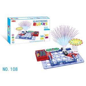 Electric Circuits Construction Building Blocks Toy / Diy Electronics Kits
