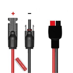 10AWG Mc4 Cable General Weathering Resistant Panel Mount Mc4 Connector