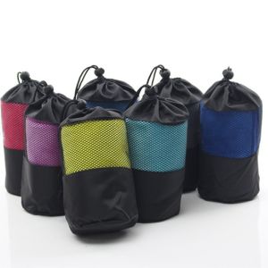 Premium Microfiber Sport Towel with Mesh Pouch – Fast Drying & Compact