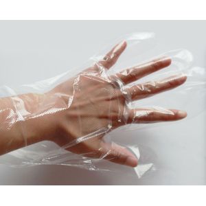 China PE Disposable Hand Poly Gloves for Household Cleaning on sale