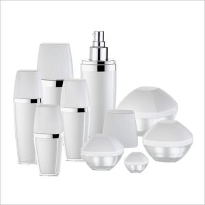 Skincare Acrylic Lotion Bottle Empty Pump Lotion Bottles PMMA PP