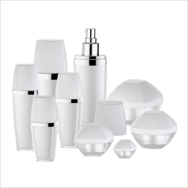 Skincare Acrylic Lotion Bottle Empty Pump Lotion Bottles PMMA PP