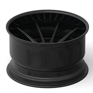 Matte Black Forged 2 Piece Rims 20 19 Inch 19x9 19x11 Deep Dish Concave Alloy