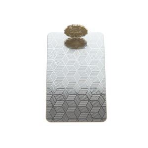 Geometric Hexagonal Patterned Embossed Stainless Steel Plate Sheet Metal 4x8