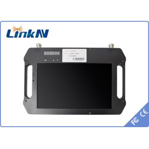 China Handheld COFDM Video Receiver AES256 Encryption FHD CVBS H.264 with Display and Battery Powered on sale