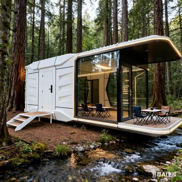 Space Capsule House with L8560 * W3460 * H3400 Dimensions for 2 People