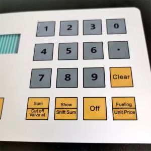 Bernet Brand 17-Keys Waterproof Membrane Control Button Electric Power Keypad