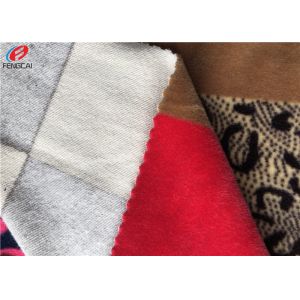 Polyester Spandex Velvet Upholstery Fabric 4 Way Stretch Super Soft Minky Home