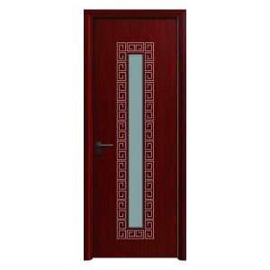 China Waterproof And Stylish Internal Door WPC Glass Door For Your Home Upgrade Juye WPC Door on sale