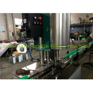 Cheap Customized Filling Nozzles Split Automatic Beverage Can Filling Machine With Washing , Filling And Capping for sale