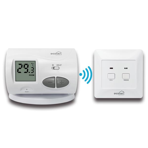 Quality Digital Adjusted HVAC Boiler Heating Wireless Wall Thermostat Manual Reset Type wholesale