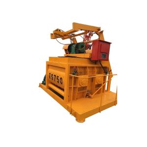 Bucket Type Concrete Mixer Machine 1 Yard Hydraulic Motor Twin Shaft Concrete