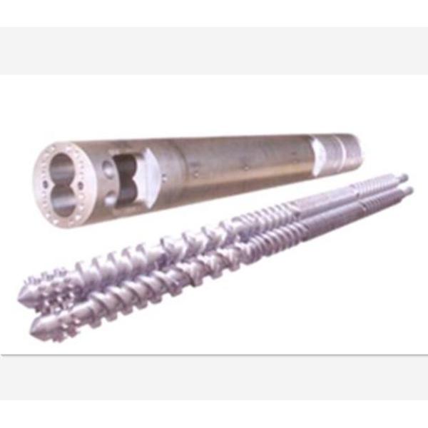 Custom Design Plastic Extruder Parts , Plastic Extruder Screw Barrel WPC