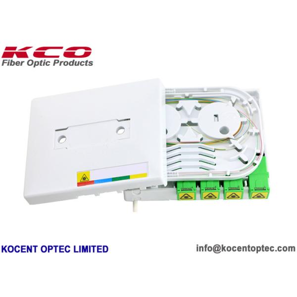 IP55 Wall Mount 8cores SC/APC Fiber Optic Faceplate Socket with 4 Ports SC