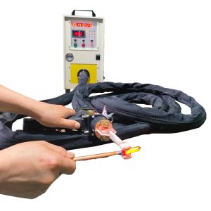Handheld IGBT Induction Brazing Machine For Welding Brass Corner Joint / Cooper