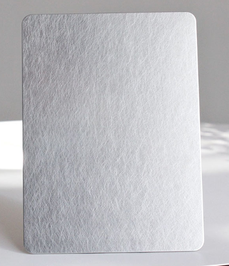 hot sell 201 silver color Stainless Steel Vibration Sheet Decoration Plate