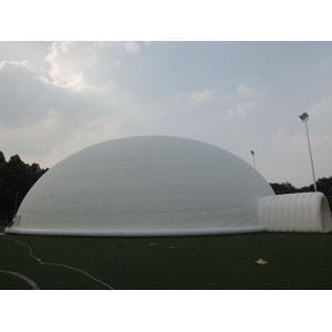 Cheap Huge 0.55mm PVC Tarpaulin White Dome Lgloo Inflatable Tent For Party for sale