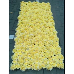 China UVG wedding decoration wholesale gridding artificial flower wall for stage backdrop decoration CHR1147 on sale