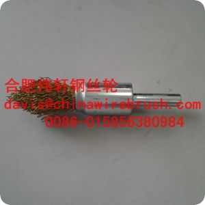 3/4" (19mm) Shaft-Mounted Wire End Brush