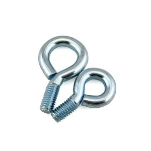 China Carbon Steel Zinc Plated Eye Screw Hook Head Style M5 Metric Eye Bolts on sale