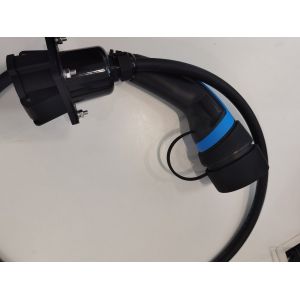 32A 3Phase Type 1 To Type 2 EV Adapter IP55 Waterproof Protection Grade