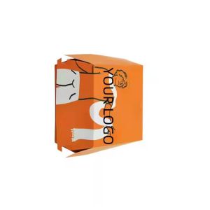 Eco-Friendly Clamshell Burger Box with Customized Design and Logo