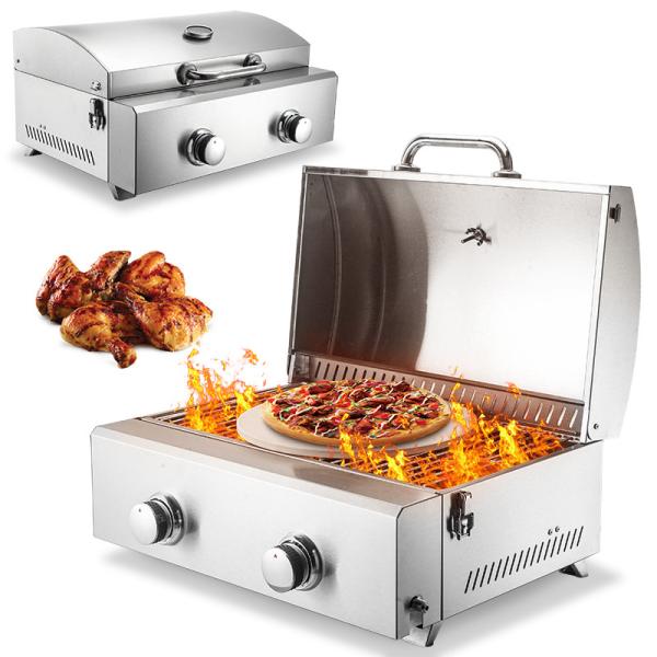 Quality 600*460*300mm Commercial Gas Pizza Oven with Multi Functions and Portable Design wholesale