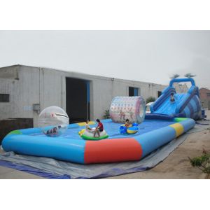 Customize Made Kids Inflatable Pool Water Park with Slide for Fun