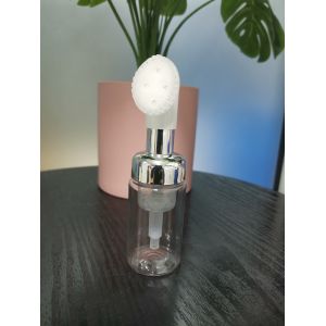 30mm Foam Pump With Clear Overcap 0.4 CC Output Custom Color Matching For Foam