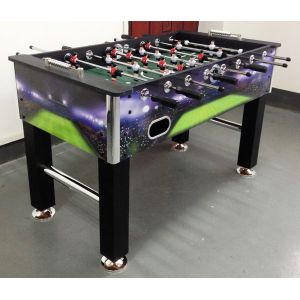Kiker Match Football Game Table Comfortable Soft Hand Grip With Chromed Parts