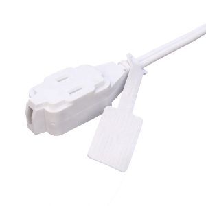 Laptop Socket Extension Cords with PVC Jacket and Copper Material Rated 125V