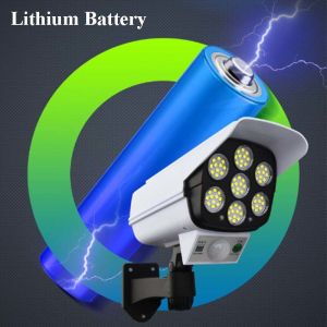 2 In 1 Solar Light Security Dummy Camera Motion Sensor Outdoor Solar Wall Lamp