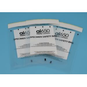 China Disposable Laboratory TPE 95kPa Specimen Transport Bag on sale