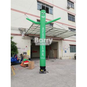 Custom Mini Inflatable Sky Dancer Single Leg Air Tube Dancing Man For Advertisin