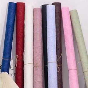 Handmade Stone Pattern Flower Wrapping Paper Texture Lining Paper Pleated DIY