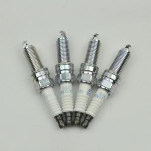 Solid Terminal and Resistor Included PEUGEOT Spark Plug for Optimal Ignition
