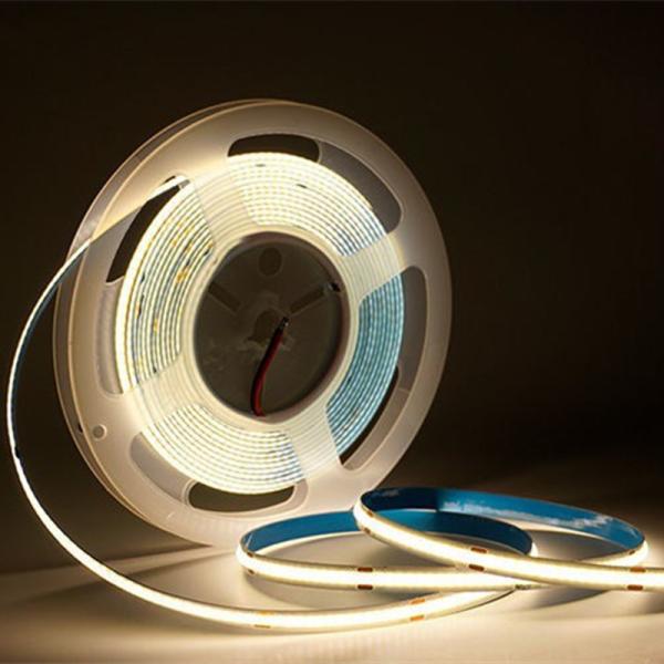 Quality Indoor Decoration COB LED Flexible Strip Lights High Density 512 Leds 10mm 24W IP20 wholesale