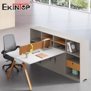 Custom Furniture Office Workstation With Partition Screen Modern Style