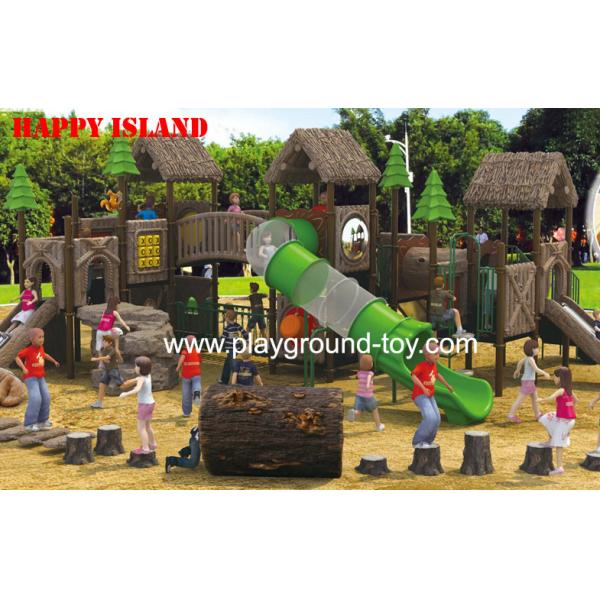 Quality Natural Landscape New Design Children Playground Slide For Kids wholesale