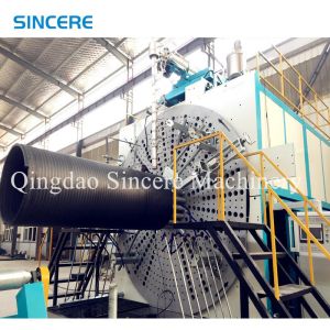 China HDPE Structured Wall Spirally Wound Piping Extrusion Production Line on sale