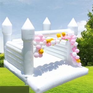 Customized Color Castle for 2024 Hot Style White Wedding Bouncy Castle Sale