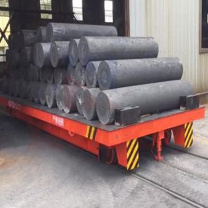 AC Powered Wireless Mold Transfer Cart , 65 Tons Heavy Duty Transport Trolley