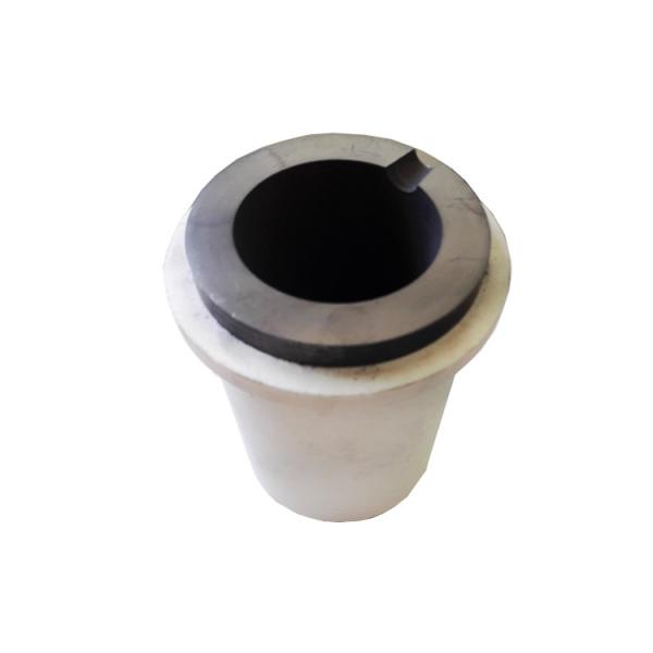 Quality 3kg High Temperature Graphite Furnace Crucible With Ceramic Sleeve wholesale