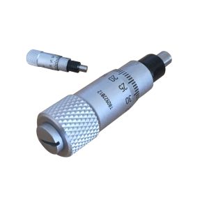 Micrometer Head 0-0.25" Range 0.001" Graduation ±0.0002" Accuracy Flat Face