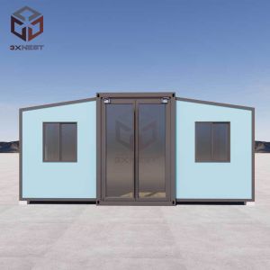 Portable Shipping Container Expandable Prefab Homes High Insulation