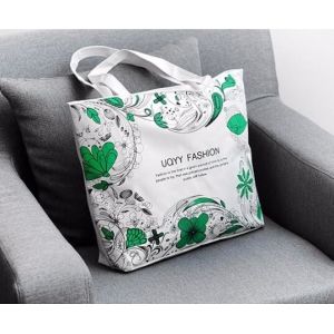 China Custom Logo Promotion Zipper Grocery Shopping 8OZ Canvas Make Up Tote